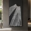 daclaudia-art-002 Quadro materico nero e argento