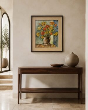 Quadro floreale incorniciato