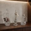 Lotto di vasi e decanter in cristallo